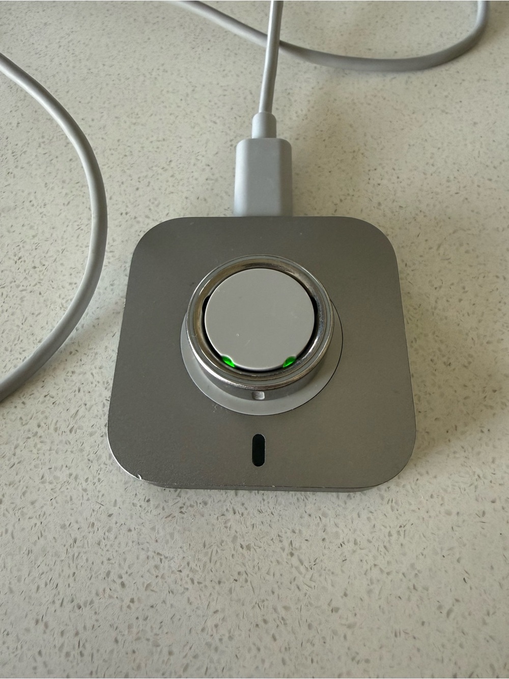 Oura Brushed Silver Ring & Charger. Size 8. Gently Used.